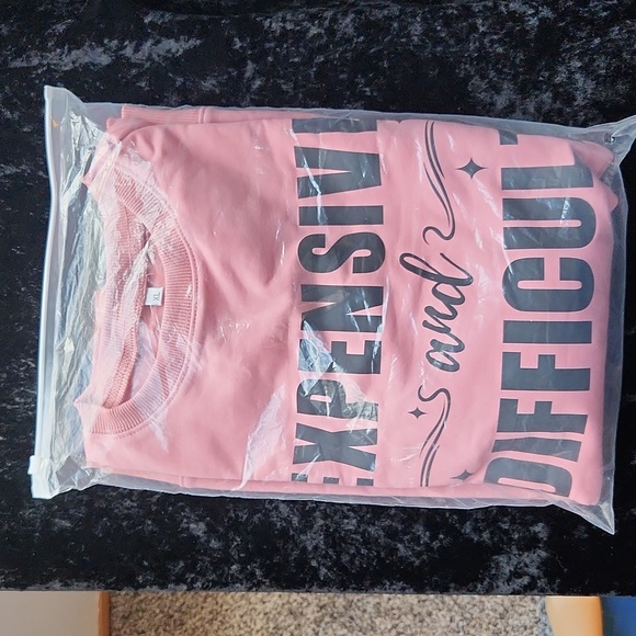 Expensive and Difficult sweatshirt XL ☆ Brand New in bag ☆ Pink color XL ☆ - Picture 2 of 14